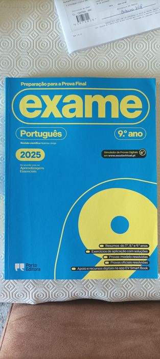 Livro preparação para a Prova Final Português 9°ano - 2025
Como novo,