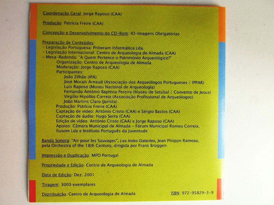 CD rom A quem pertence o património? legislação portuguesa e internac