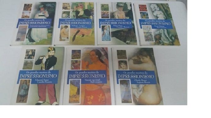 Os Grandes Mestres do Impressionismo - enciclopédia com 7 volumes