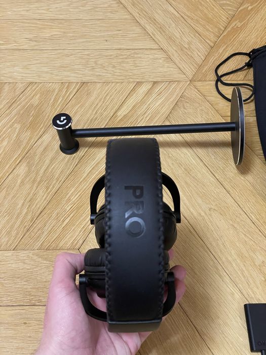 Навушники Logitech G PRO X Gaming Headset Black + Підставка