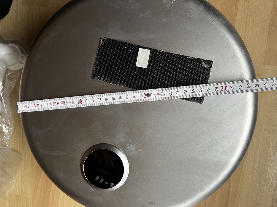 Alveus zlewozmywak okrągły nowy 45x15 satynowy