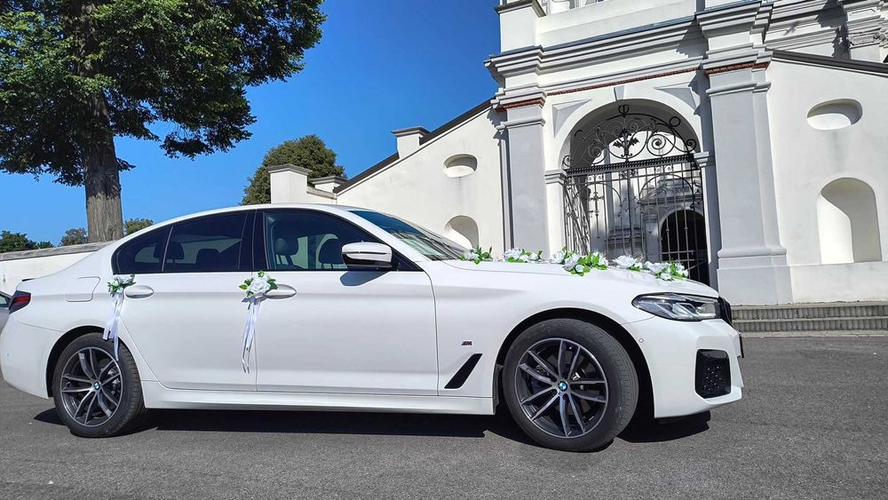 BMW 5 G30 auto do ślubu/imprez okolicznościowych
