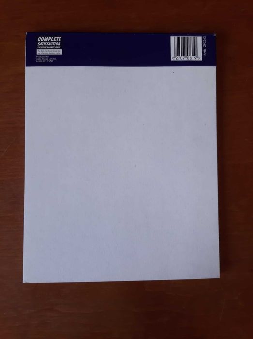 Notes / białe kartki do pisania (+ liniuszek) ASDA | writing paper