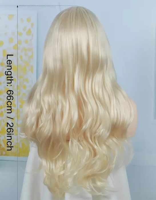 Peruka jasny blond szampan