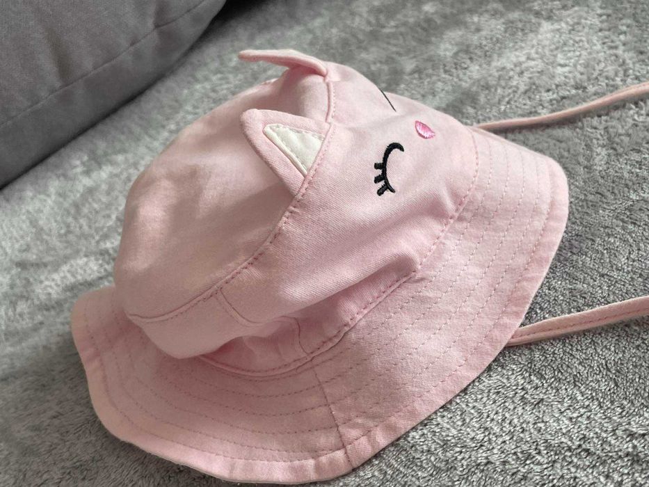 Kapelusz dziewczęcy wiązany czapeczka letnia Cool Club by Smyk rozm.44