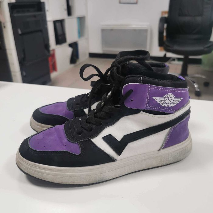 Biało- fioletowe Sneakersy buty dziewczece 36 wkładka 23,5cm