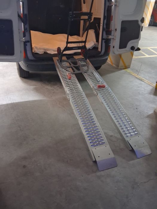 Rampa extensivel para carrinha