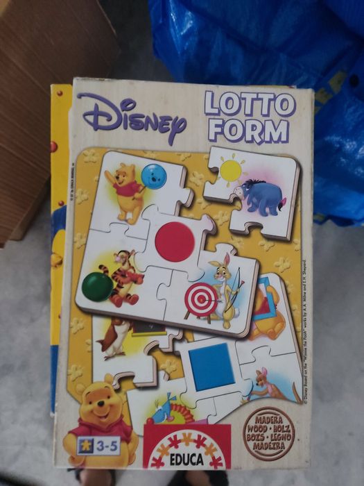 Conjunto de 6 jogos infantis