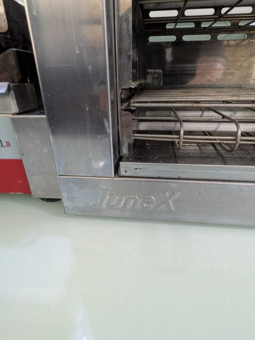 Torradeira Elétrica Profissional Junex em Inox | A Funcionar
