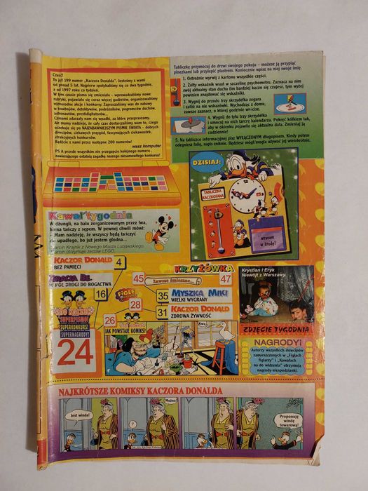 Kaczor Donald numer 36 rok 1999