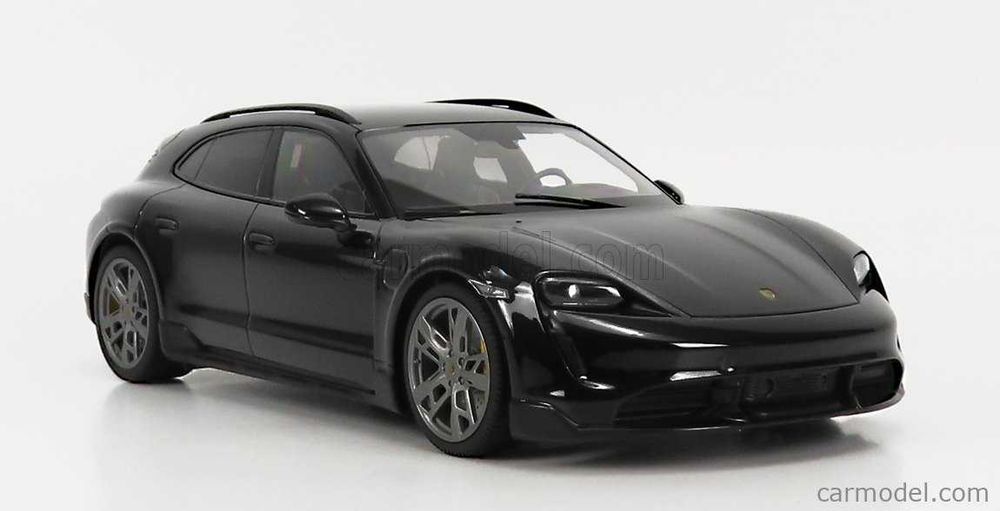 Porsche Taycan + 1/18 + Black + MINICHAMPS + Impecável