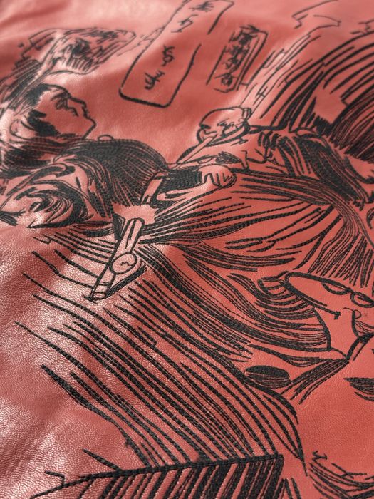 Куртка шкіряна Enfants Riches Deprimes ERD Червона