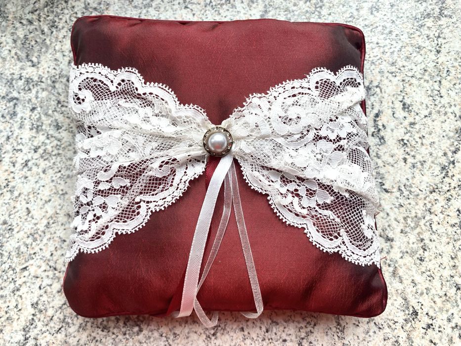 Poduszka na obrączki ślubne Premium NOWA