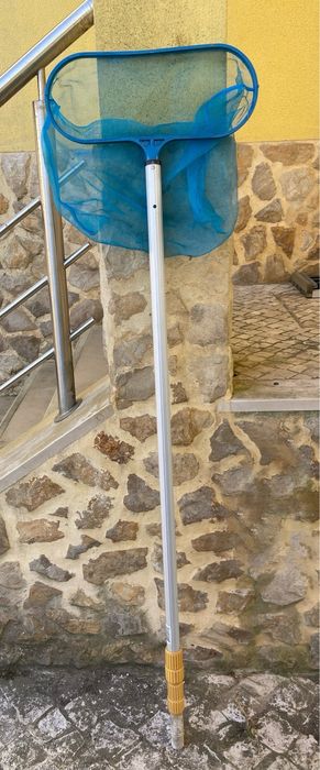 Rede para Limpeza de Piscina com Cabo Telescópico – Bom Estado