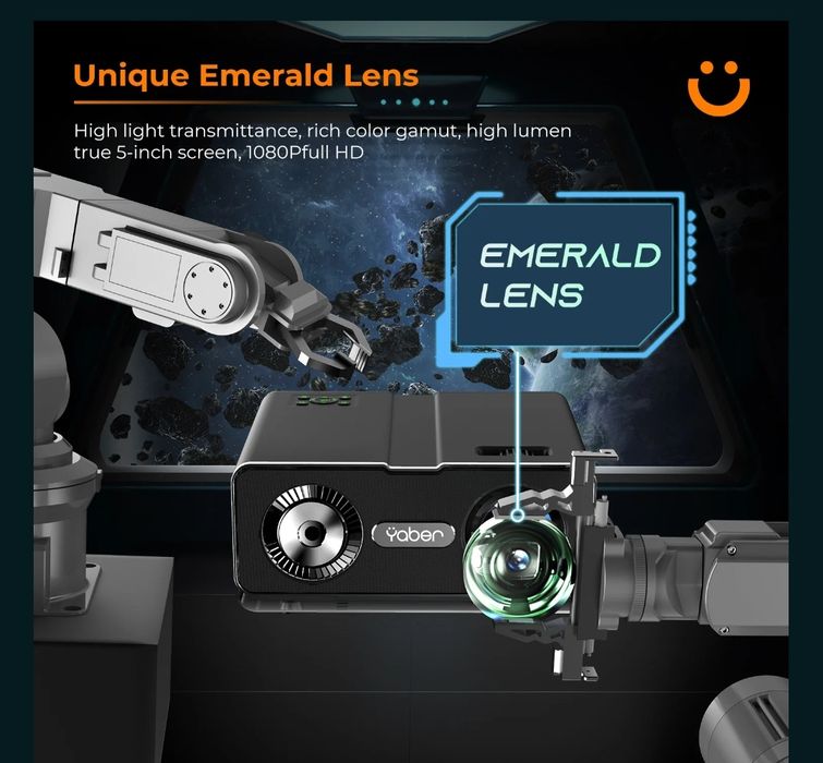 Projector 9500 lumens + WiFi + Bluetooth + keystone 4D + Nativa 1080P