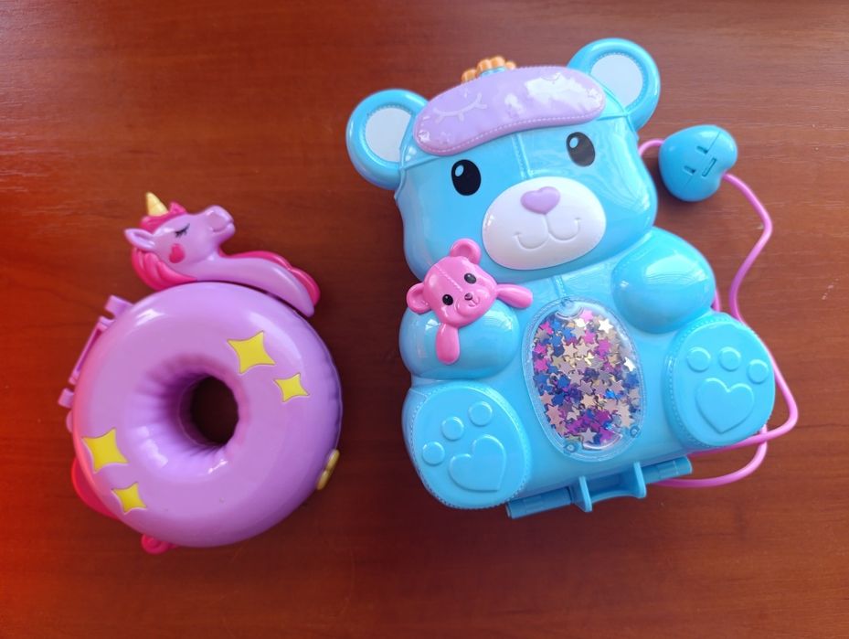 Набір Polly pocket єдиноріжка та ведмедик