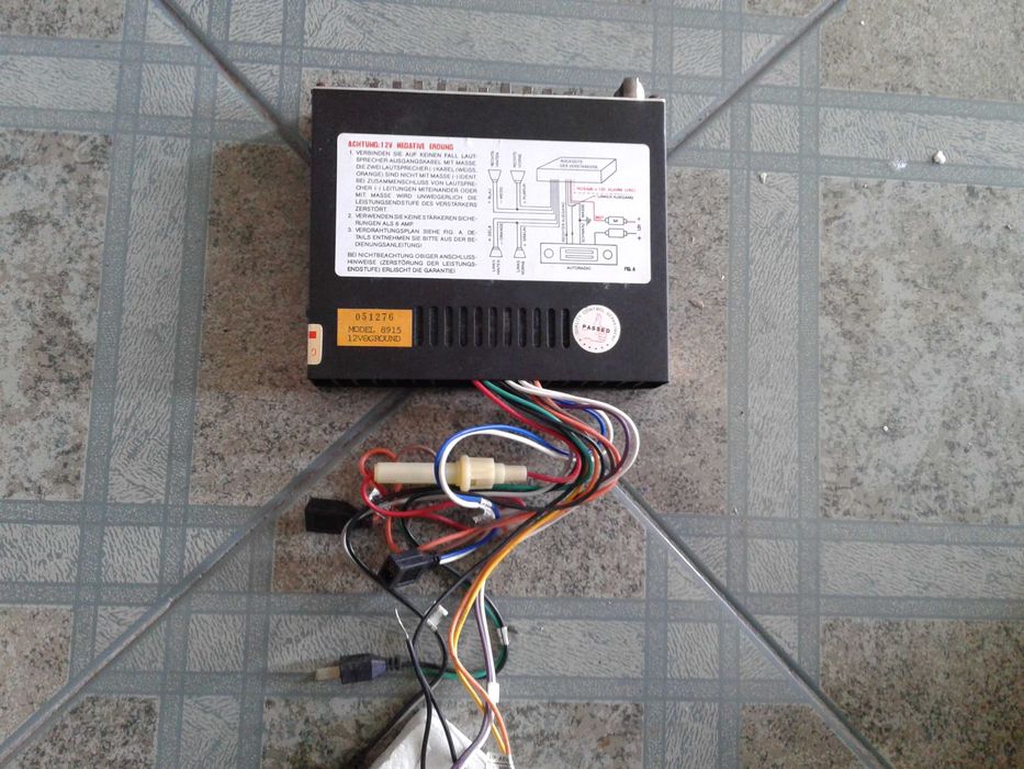 Equalizador VINTAGE, NOVO!