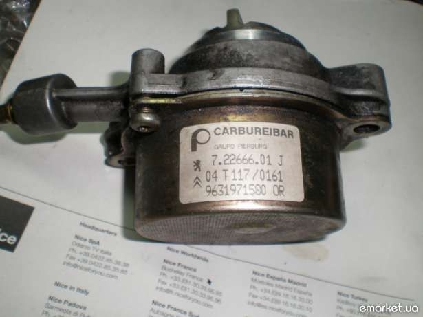 вакумный насос ситроен пежо 2.0HDI