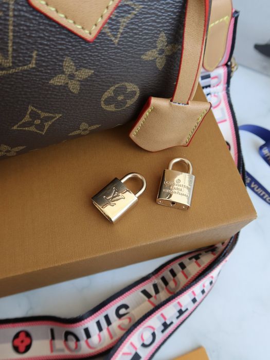 Сумка жіноча спиди Louis Vuitton Speedy 20 луі вітон коричнева шкіряна