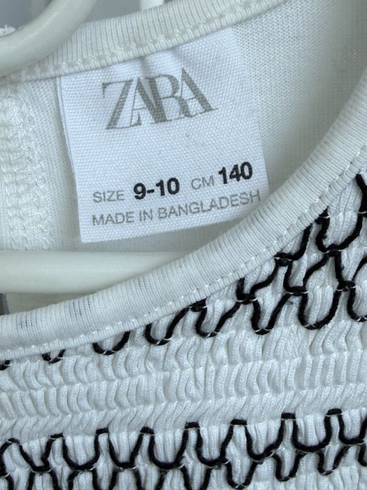 Блузка вишиванка Zara на дівчинку 140 см