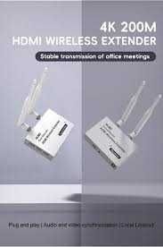 Bezprzewodowy transmiter nadajnik odbiornik 4K 200M 5.8G