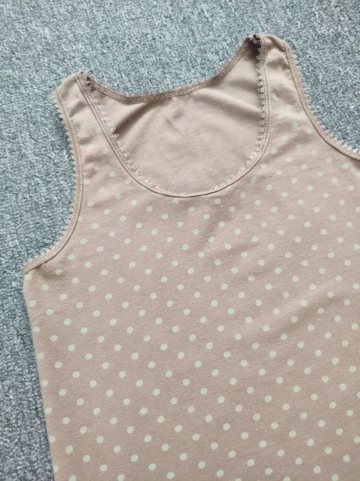 Koszulka bluzka na ramiączkach * khaki * 122