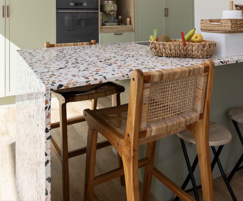 Banco alto Rattan - 75cms - Sklum - 2 unids