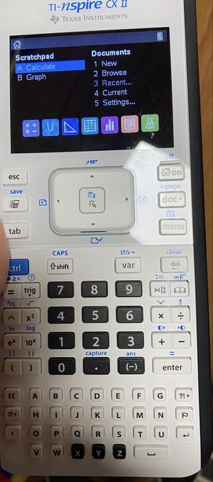 Калькулятор кольорових графіків Texas Instruments TI-Nspire CX II