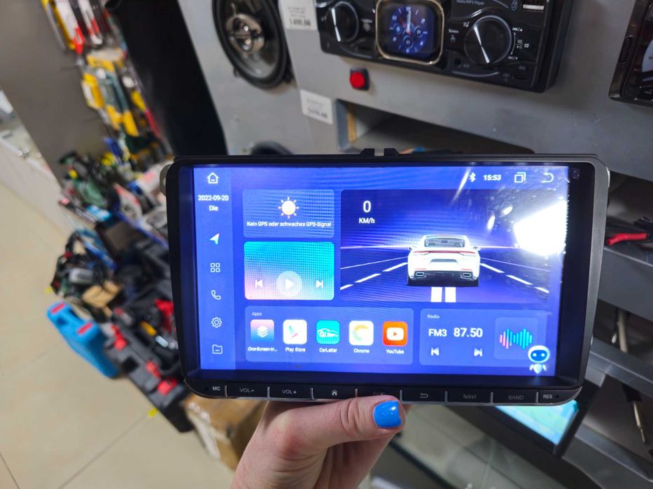 Автомагнітола Android 13.0 9" 4SVW9001P VW/Skoda/Seat | CarPlay | 4G | GPS (ПІД РЕМОНТ)