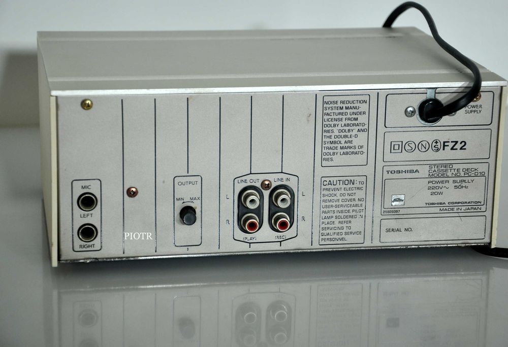 Hi-Fi Magnetofon AUREX  PC-D10. Biały Kruk.