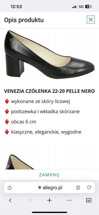 Venezia czółenka