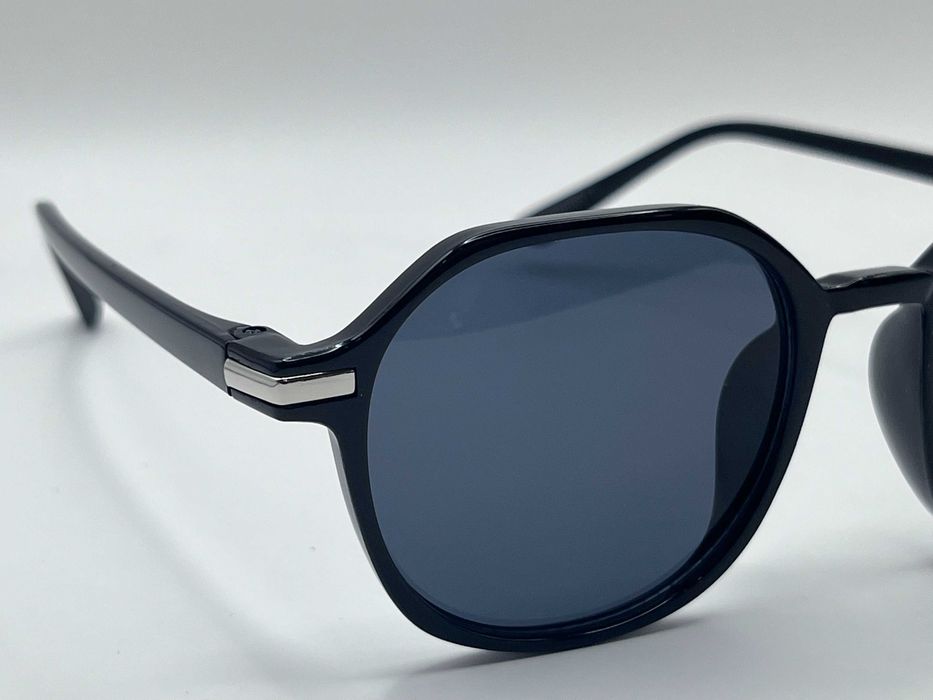 Okulary przeciwsłoneczne lenonki unisex czarne grafitowe szkła