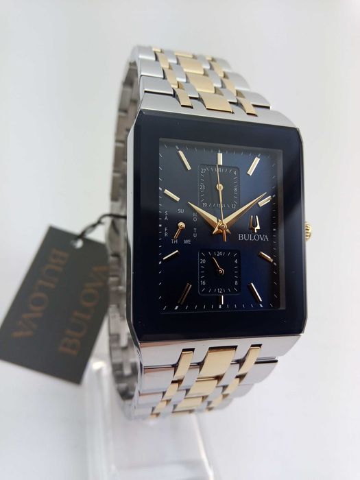 Роскошные мужские часы BULOVA 98C150 с календарем, чоловічий годинник