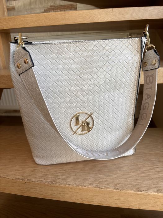 Elegancka skórzana torebka Laura Biaggi