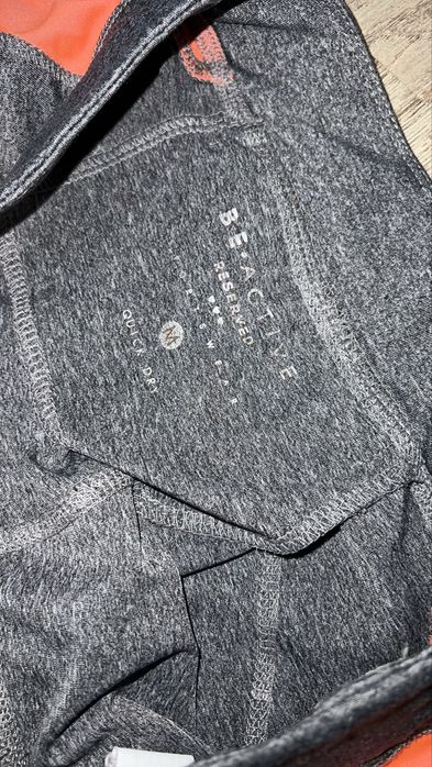 Legginsy do biegania M 38 Damski odblaski kieszonka