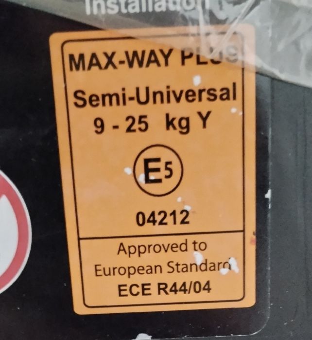 Fotelik  samochodowy Britax Romer Max Way Plus