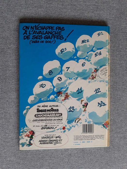 BD Gaston Lagaffe "gaffes, bévues et boulettes"
