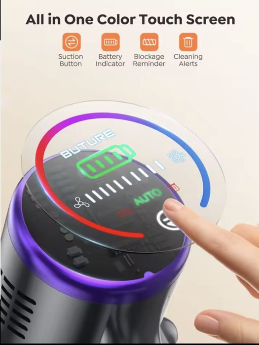 Акумуляторний пилосос 40КПа