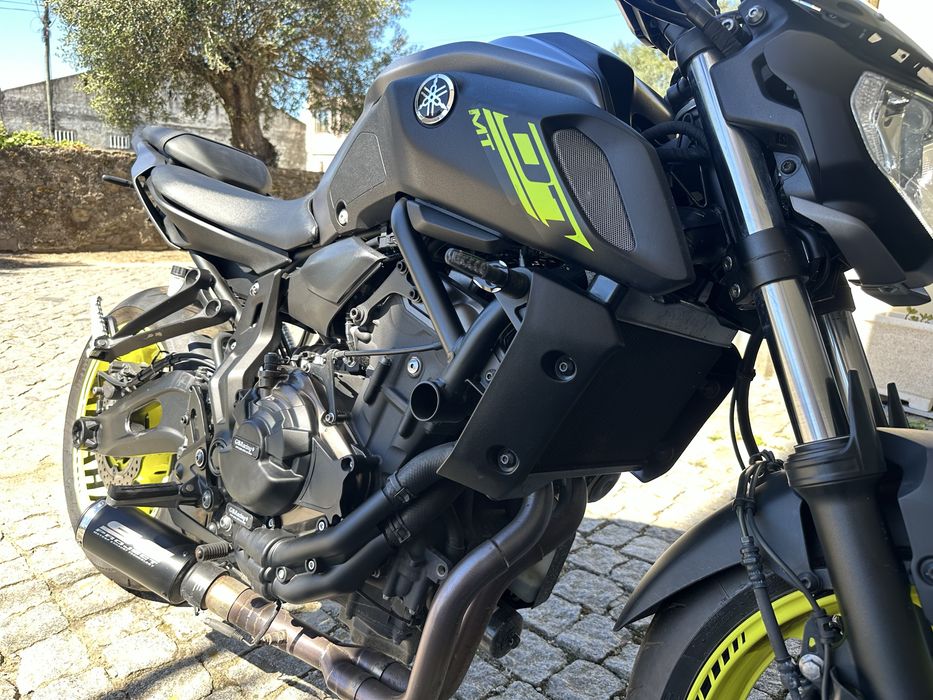 Yamaha MT 07 2018 com 22.000
