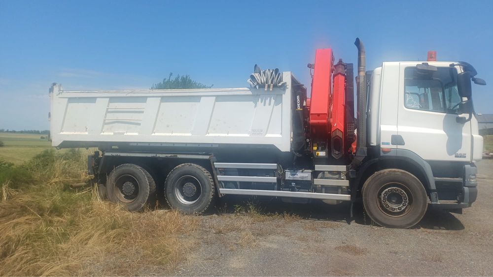 Daf 85/510 6x4 com grua e bascula