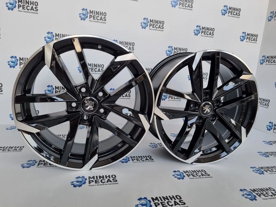 Jantes Peugeot 308 GTI em 16 Preto Brilho (5x108)