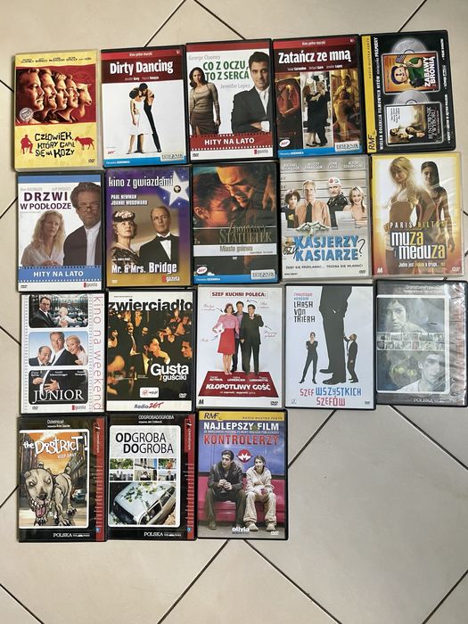 Zestaw 19 filmów DVD - komedie, romanse, Dirty dancing