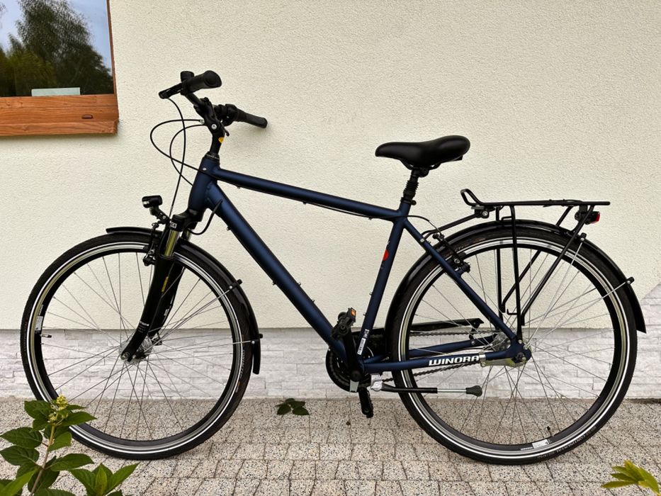 Rower WINORA - koła 28, alu, Nexus 7b, kontra, 2x amor, prądnica led