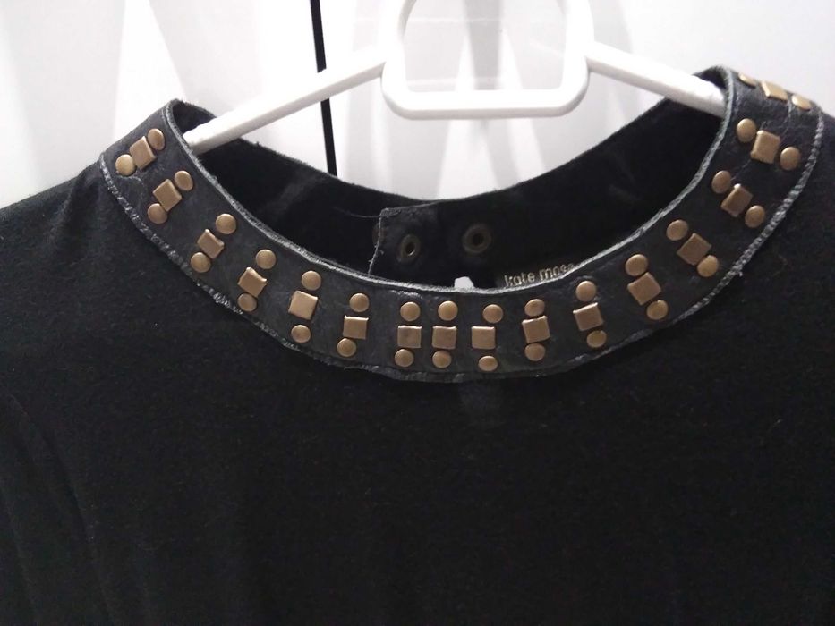 czarna ciekawa bluzka r.40