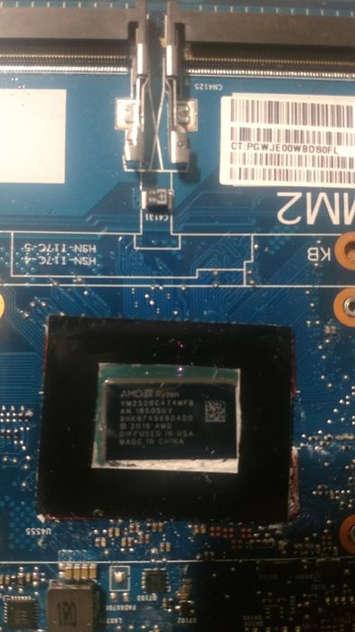 материнська плата ноутбука hp elitebook 755 g5 ,