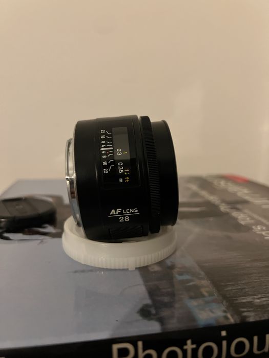 Lente Minolta AF 28mm f2.8 (mount sony A/Minolta)