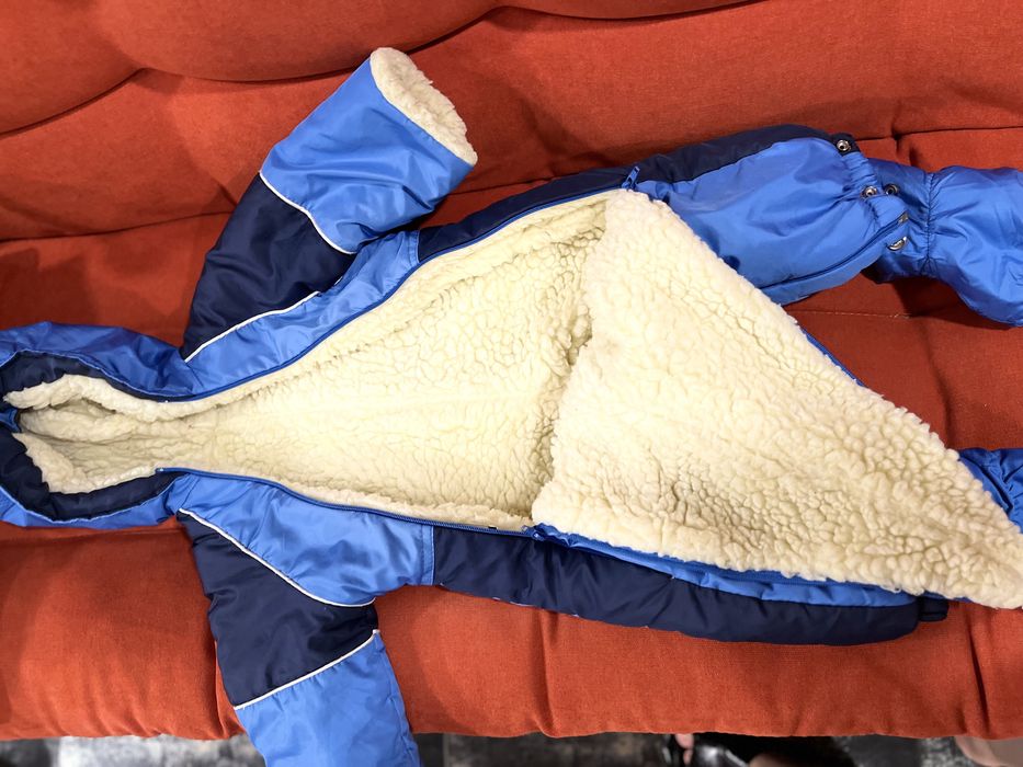 Зимовий комбінезон для новонародженого хлопчика