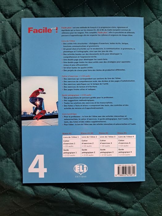 Facile plus 4 podręcznik i zeszyt ćwiczeń komplet