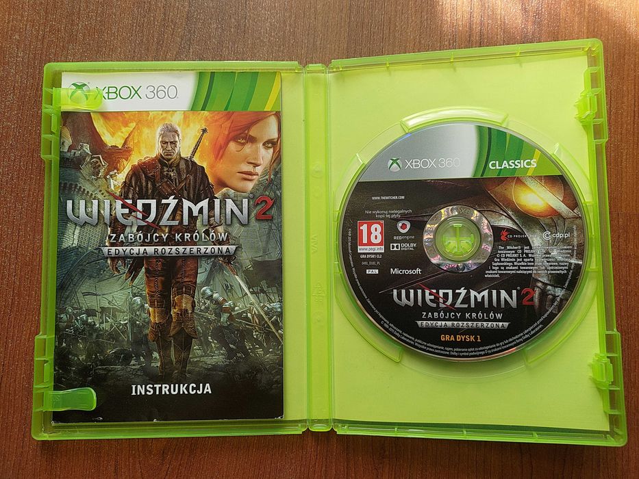 Xbox 360 Wiedźmin 2: Zabójcy Królów - Edycja Rozszerzona