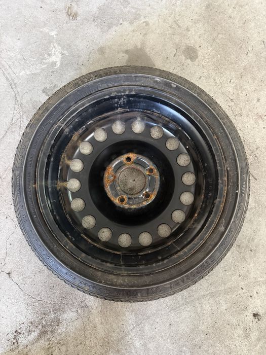 Pneu Roda Suplente Galette 16" Continental T 115/70 R16 (Furação GM / 5 Furos)